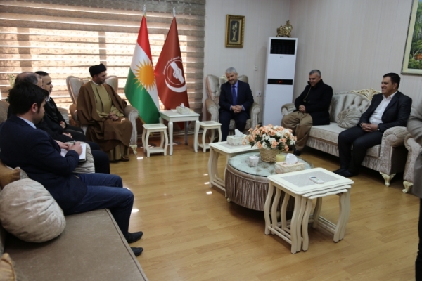 The National Wisdom Movement delegation visits Kurdistan Islamic Union in Sulaimaniyah