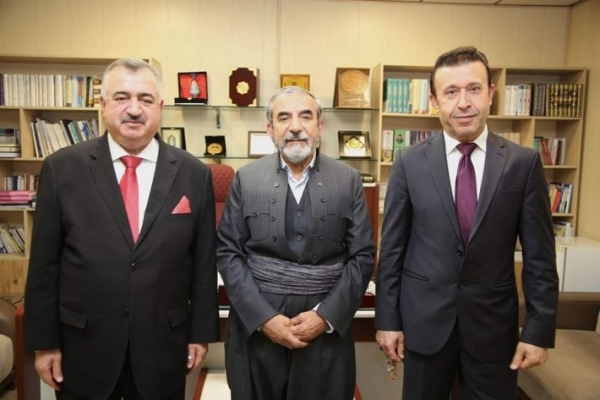 Two Iraqi Foreign Ministry officials visit the Secretary-General of the KIU