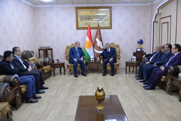 Secretary-General of Kurdistan Islamic Union receives Deputy Speaker of the Iraqi Parliament
