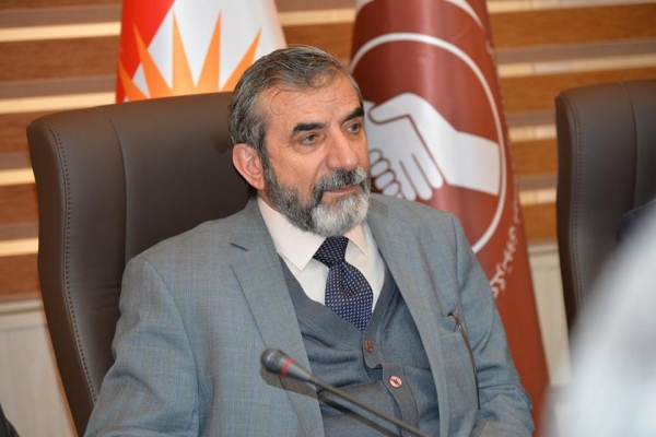 الأمين العام للاتحاد الإسلامي الكوردستاني يصل مدينة دهوك