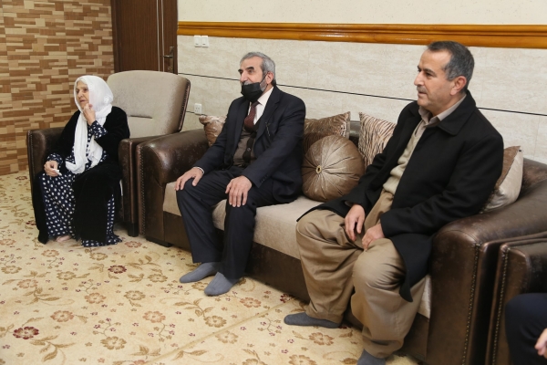 بالصور.. الأمين العام للاتحاد الإسلامي الكردستاني يواصل لقاءاته التفقدية في السليمانية
