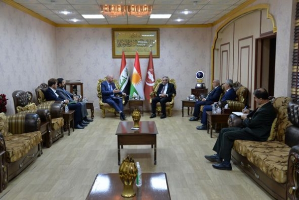 Secretary-General of the KIU and the British Consul General in the Kurdistan Region met