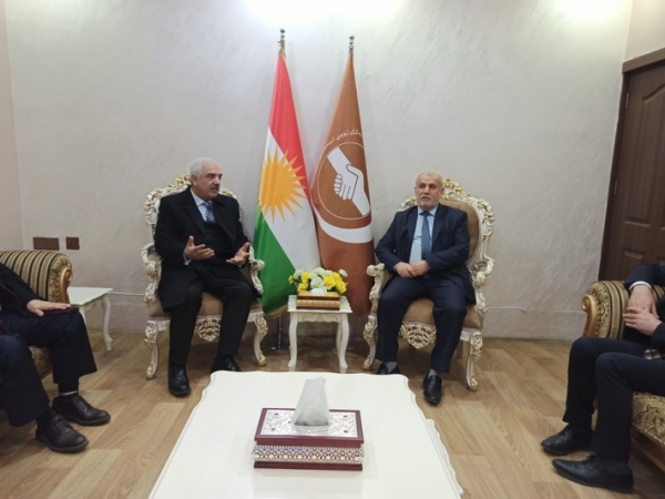 The Kurdistan Islamic Union receives a delegation of the Turkish Right and Freedom Party