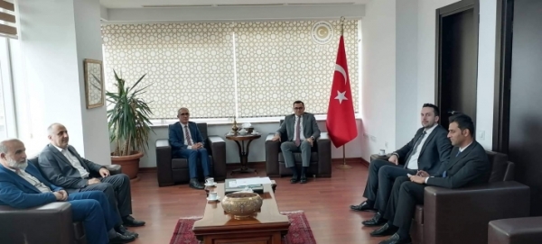 A delegation of the Kurdistan Islamic Union visits the Turkish Consulate in Erbil