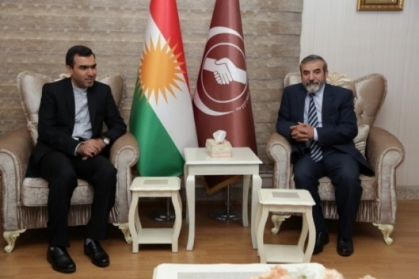 القنصلية الإيرانية تهنئ الأمين العام للاتحاد الإسلامي الكردستاني