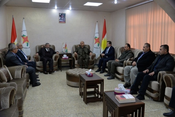 الأمين العام للاتحاد الإسلامي الكردستاني يزور الاتحاد القومي الديمقراطي الكردستاني