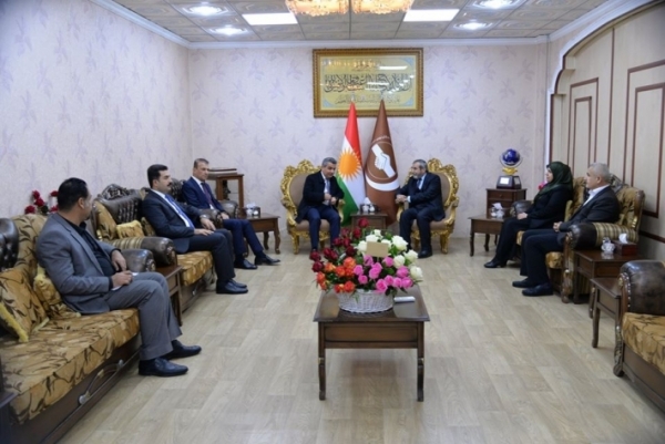 Secretary-General of Kurdistan Islamic Union receives the governor of Erbil