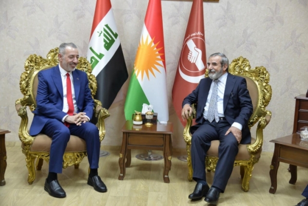 الأمين العام للاتحاد الإسلامي الكردستاني يستقبل مسؤول مكتب الجبهة التركمانية