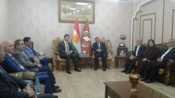 Secretary-General of the Islamic Union receives a high-level delegation of the Kurdistan Democratic Party