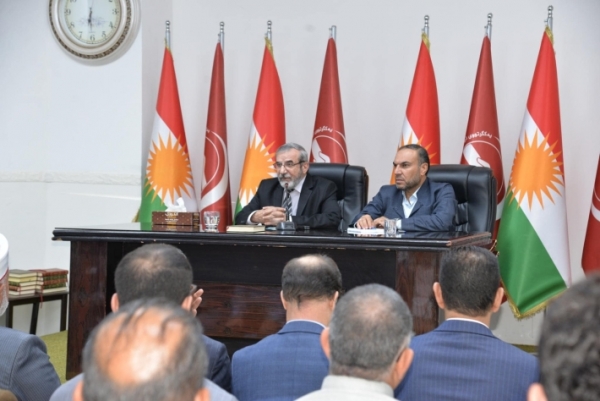 Secretary-General praised the position of the KIU bloc in the Kurdistan Parliament