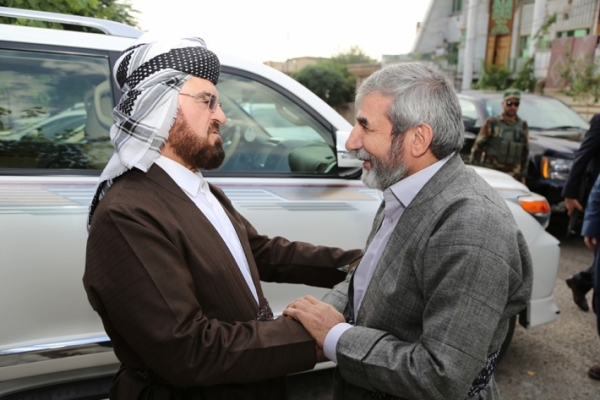 الأمين العام للاتحاد الإسلامي الكردستاني يزور د. علي القرداغي