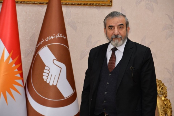الأمين العام للاتحاد الإسلامي الكردستاني يسقبل الوفود المهنئة بنجاح المؤتمر العام