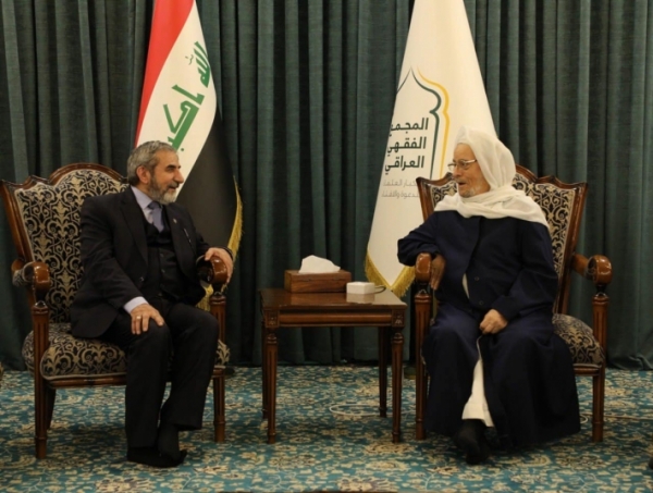 الأمين العام للاتحاد الإسلامي الكردستاني يزور المجمع الفقهي العراقي