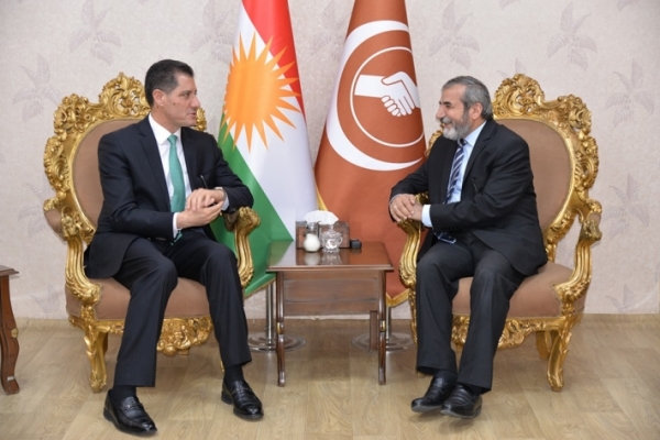 الأمين العام للاتحاد الإسلامي الكردستاني يستقبل وزير التخطيط العراقي