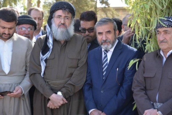 الأمين العام للاتحاد الإسلامي الكوردستاني يشارك في مراسم تشييع رئيس كتلة الحركة الإسلامية