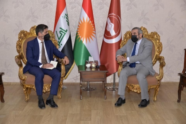 الأمين العام للاتحاد الإسلامي الكردستاني يستقبل القنصل الألماني