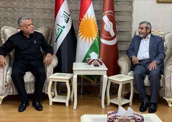Secretary-General of the Kurdistan Islamic Union receives Hadi Al-Amiri