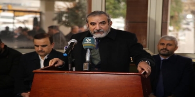 الأمين العام للاتحاد الإسلامي الكردستاني يشارك في تشييع القيادي حمه رشيد ماوتي