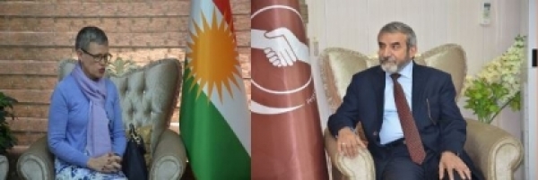 Secretary-General of the Kurdistan Islamic Union receives UNAMI delegation