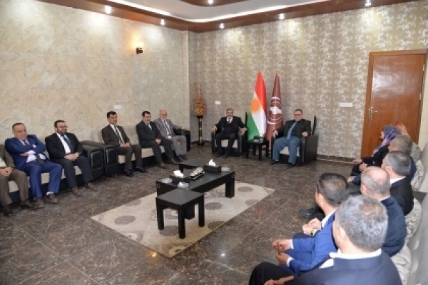 Secretary-General of the Kurdistan Islamic Union arrives Duhok