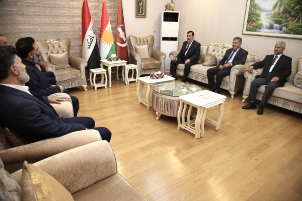 The Kurdistan Islamic Union receives a delegation of the Kurdistan Justice Group