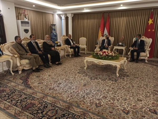A delegation of the Kurdistan Islamic Union visits the Chinese Consulate