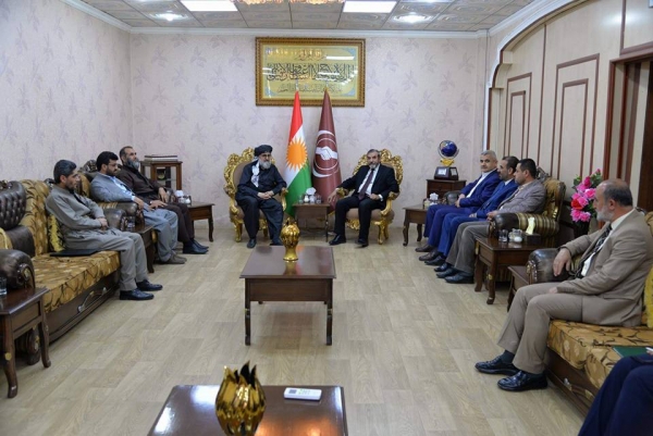 Secretary-General receives a delegation of the Islamic Movement in Kurdistan
