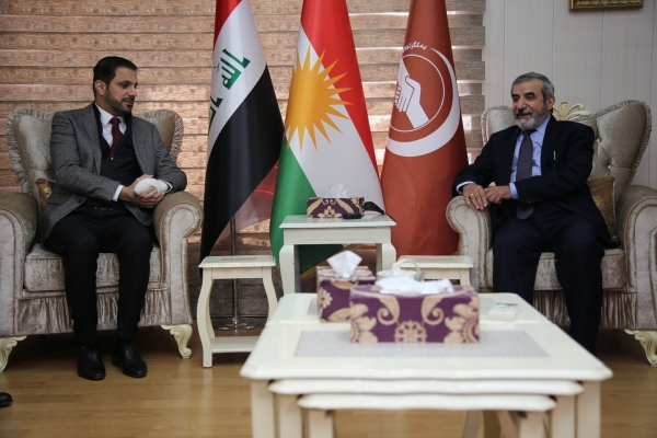 Secretary-General of the Kurdistan Islamic Union meets with the head of the New Generation Movement in Sulaymaniyah