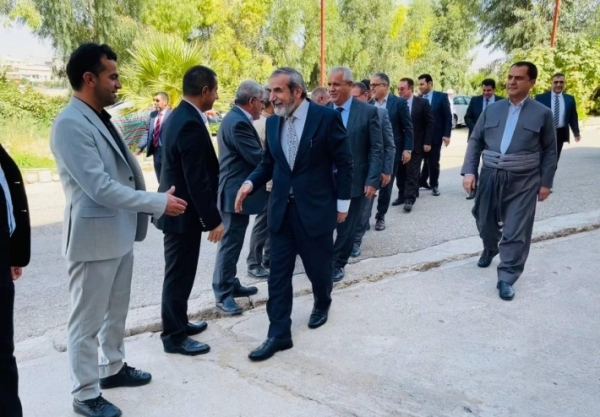 Secretary-General of the Kurdistan Islamic Union visits the city of Aqrah