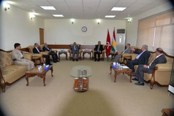 Secretary-General of the Kurdistan Islamic Union visits the Kurdistan Communist Party