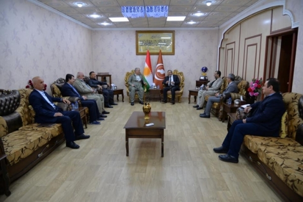 Secretary-General of the Kurdistan Islamic Union receives a delegation of the Kurdistan Workers&#039; Party