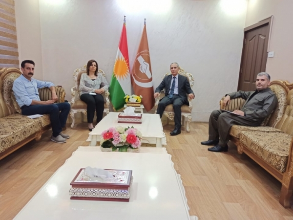 Kurdistan Islamic Union receives a delegation of the Peoples&#039; Democratic Party