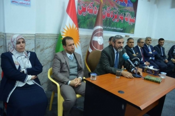 Shaqlawa... Secretary-General opens the new building of the Kurdistan Islamic Union branch