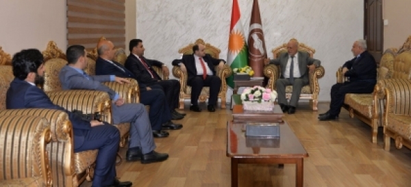 Kurdistan Islamic Union receives head of the Rafidain Center for Dialogue