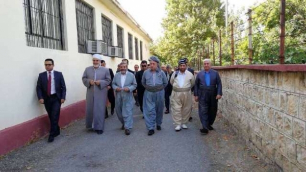 شقلاوة.. الأمين العام للاتحاد الإسلامي الكوردستاني يزور عددا من الشخصيات