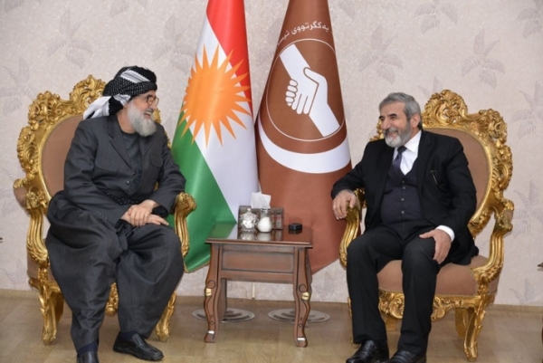 Secretary-General of Kurdistan Islamic Union receives the head of the Islamic Movement in Kurdistan
