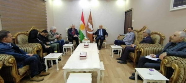 الاتحاد الإسلامي الكردستاني يستقبل وفدا من المؤتمر الوطني الكردستاني