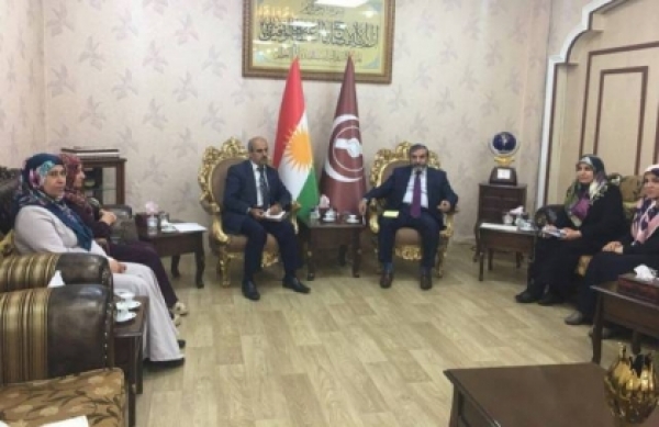Secretary-General receives a number of the Kurdistan Islamic Union cadres