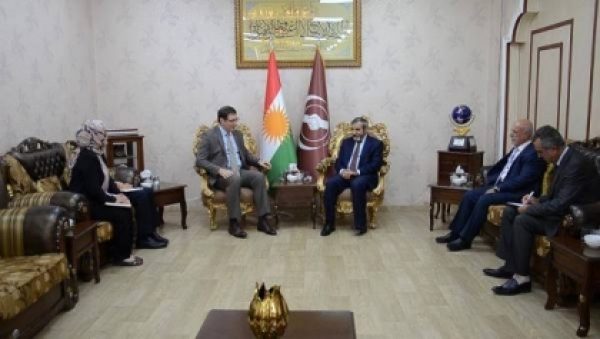Secretary-General of the Kurdistan Islamic Union receives the Turkish Consul in Erbil