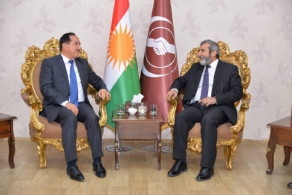 Secretary-General of the KIU receives the Deputy Speaker of the Kurdistan Parliament