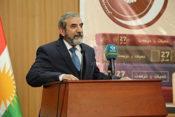 Secretary-General of the Kurdistan Islamic Union participates in honoring a number of writers