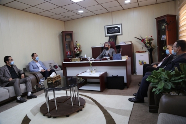 Secretary-General of the Kurdistan Islamic Union meets with a number of university professors