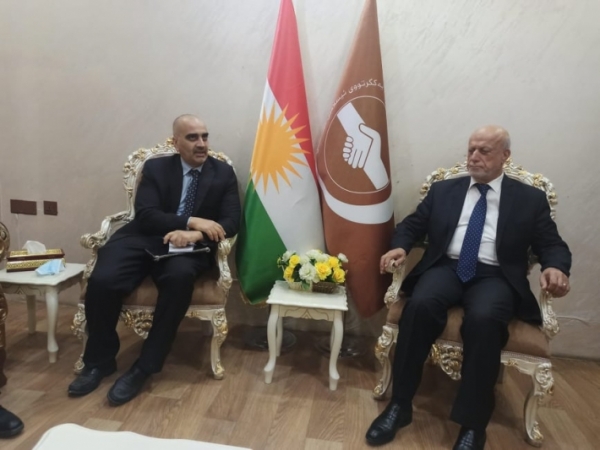 Kurdistan Islamic Union receives a delegation of UNAMI