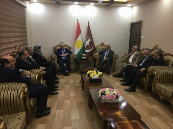 Kurdistan Islamic Union receives a delegation of the Kurdish National Council in Syria