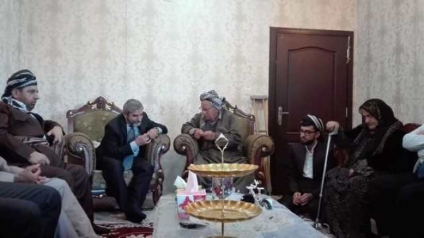 الأمين العام للاتحاد الإسلامي الكردستاني يزور الشيخ أحمد خوشناو