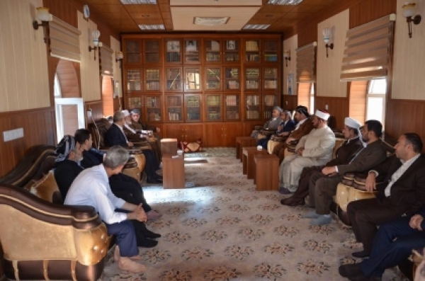 Secretary-General of the Kurdistan Islamic Union visits a number of Islamic scholars