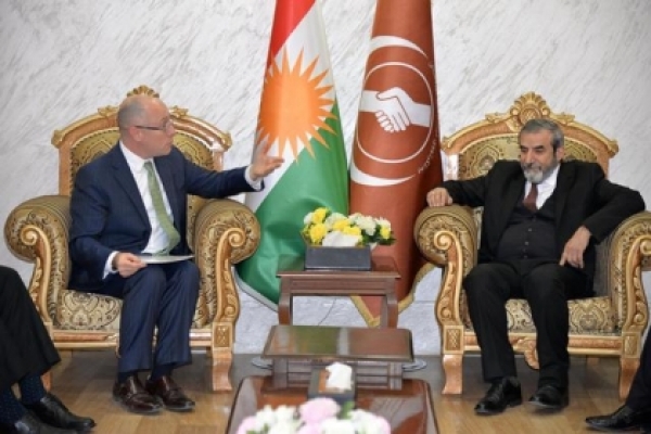 Secretary-General receives deputy US Consul in Erbil