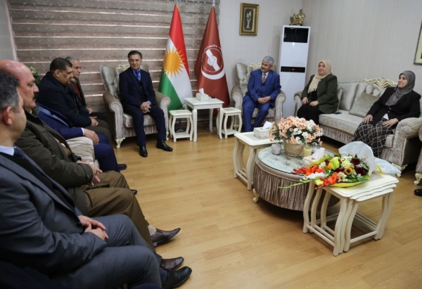 Kurdistan Islamic Union receives a delegation of Kurdistan Democratic Party in Sulaymaniyah