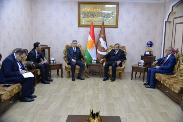 Secretary-General of Kurdistan Islamic Union receives the Turkish Consul in Kurdistan Region