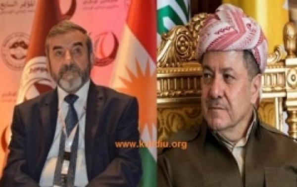 Barzani congratulates Secretary-General of Kurdistan Islamic Union